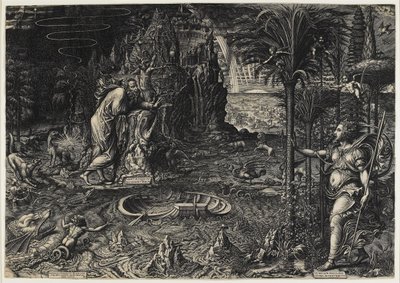 Allegorie des Lebens (Der Traum von Raphael), 1561 von Giorgio Ghisi